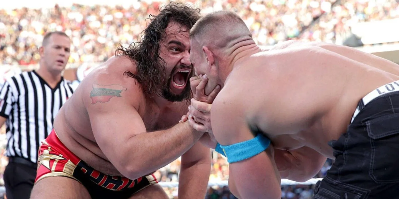Rusev vs John Cena