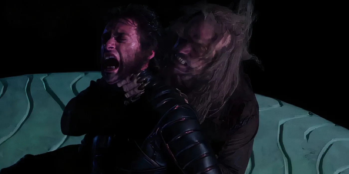 Sabretooth grabbing Wolverine Sabretooth grabbing Wolverine