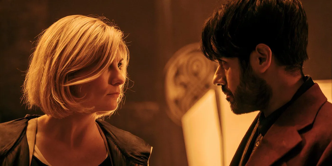 Sacha Dhawan as the Master with Jodie Whittaker as the Thirteenth Doctor Sacha Dhawan as the Master with Jodie Whittaker as the Thirteenth Doctor