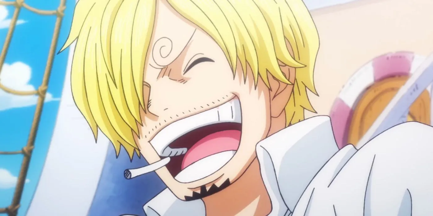 Sanji's reaction to hearing Luffy's dream in One Piece Sanji's reaction to hearing Luffy's dream in One Piece