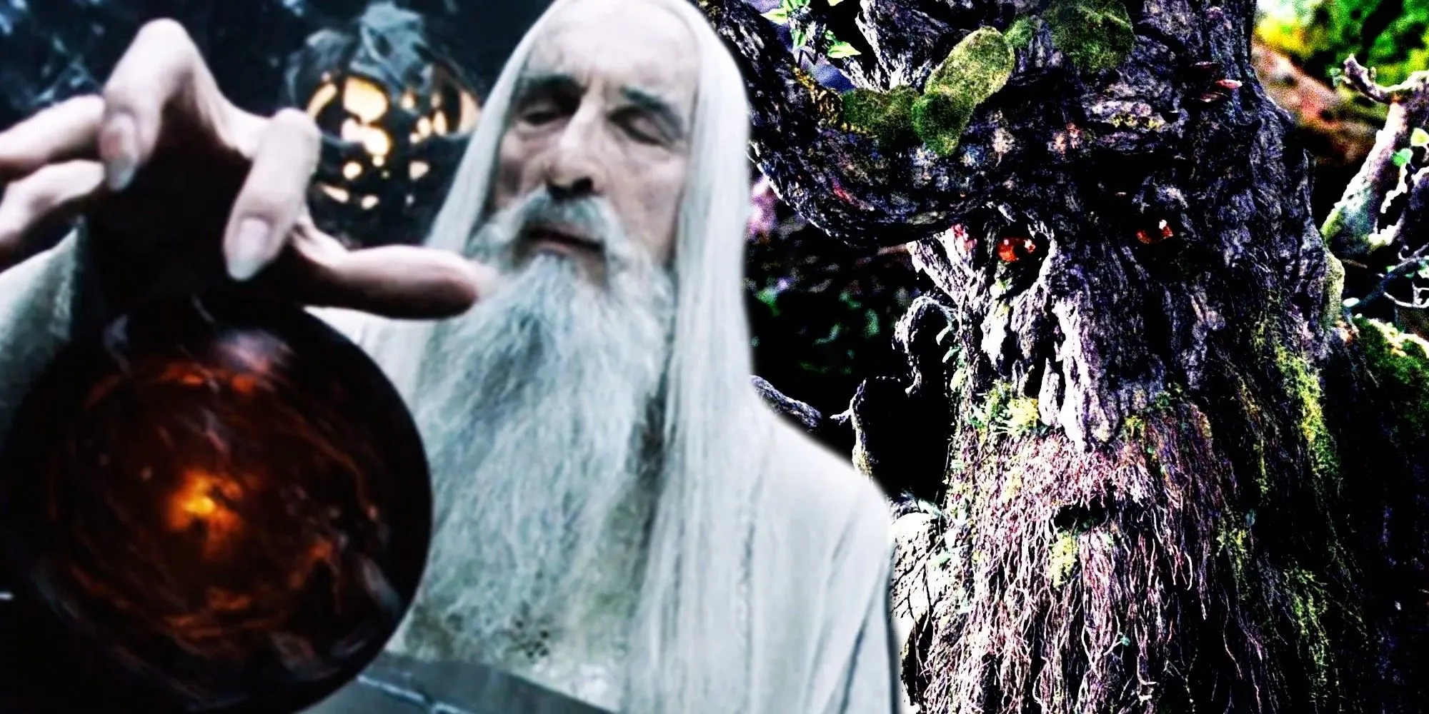 Saruman and Treebeard