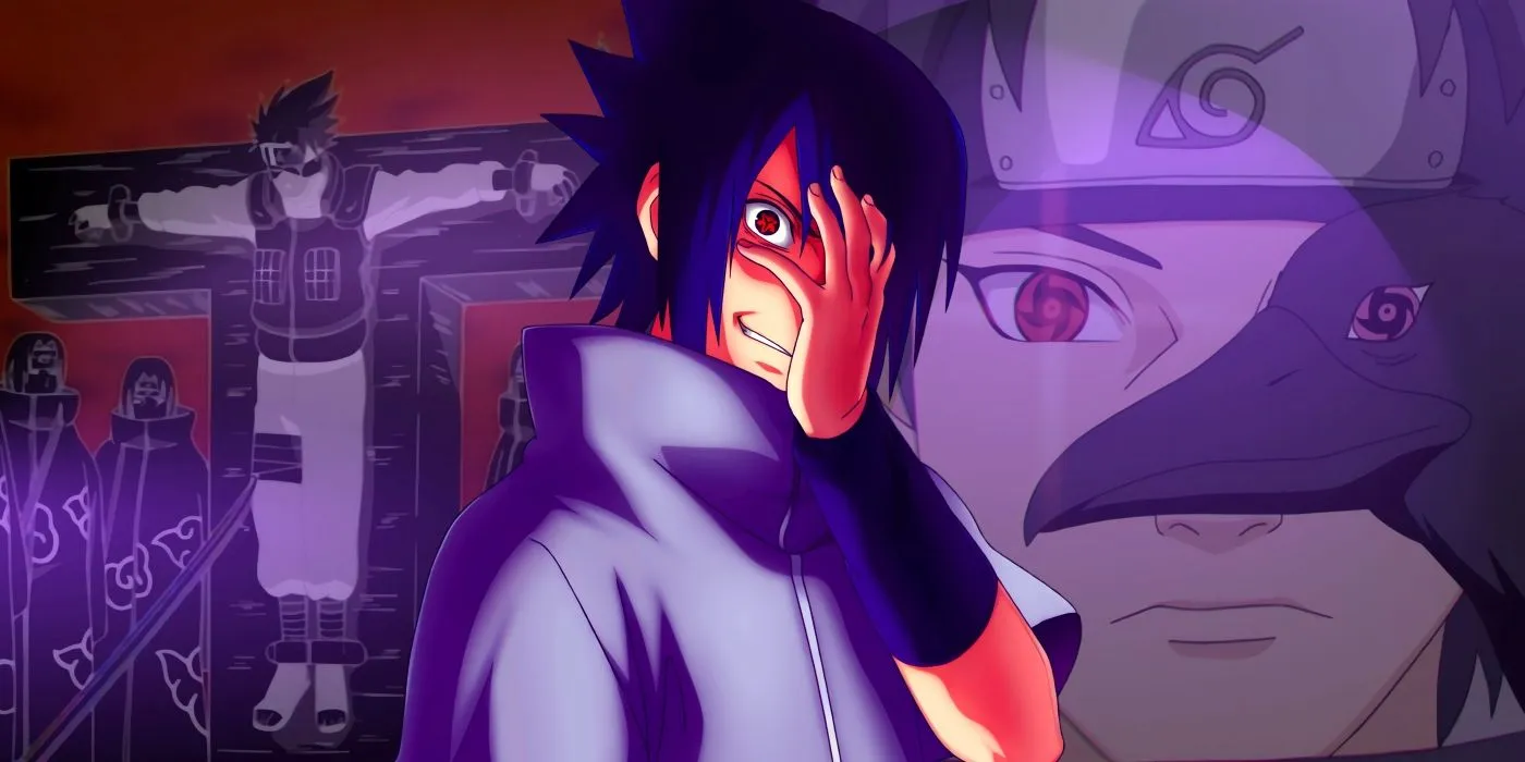 Sasuke in a moment of realization.