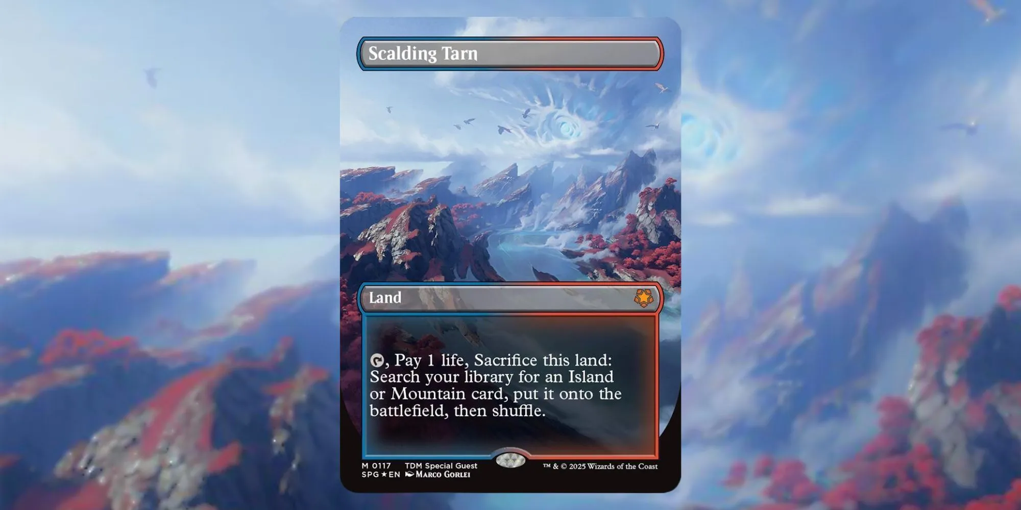 Scalding Tarn Dragonscale foil card