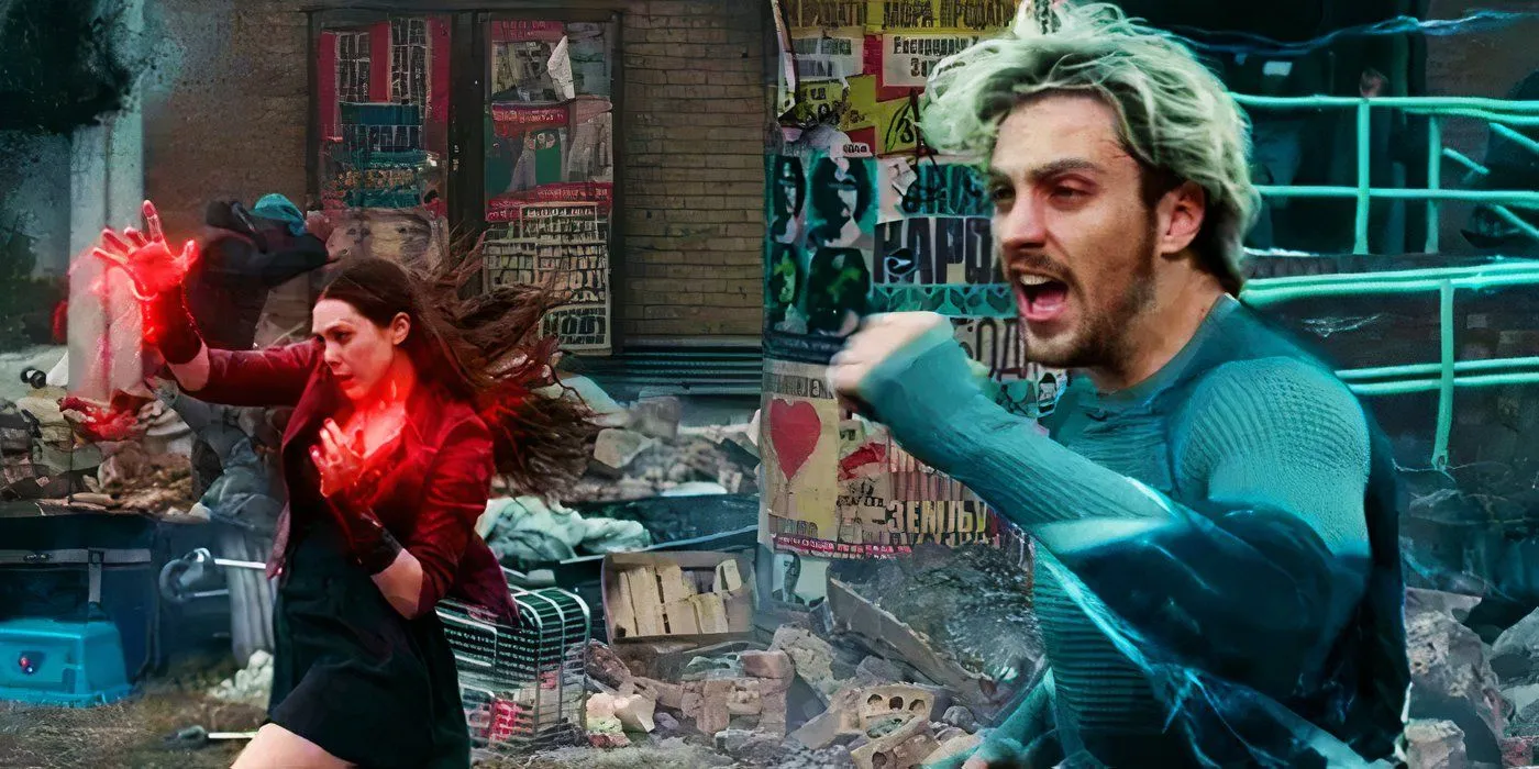 Quicksilver and Scarlet Witch in Avengers: Age of Ultron Quicksilver and Scarlet Witch in Avengers: Age of Ultron