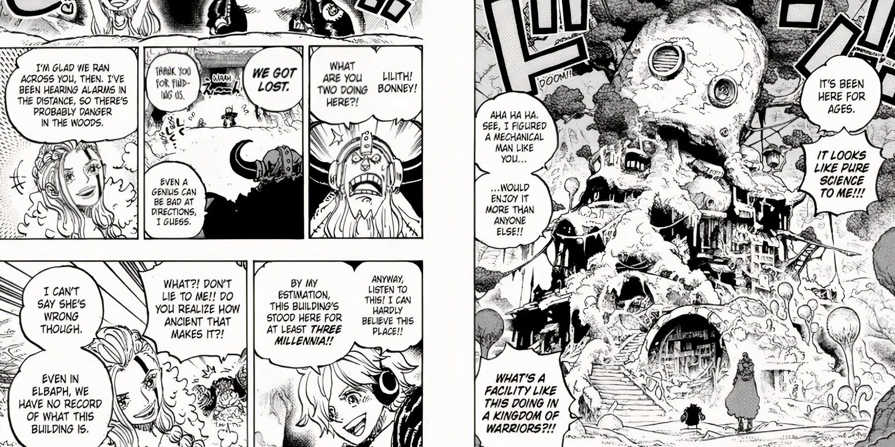 Franky's Scientific Facility from One Piece Chapter 1145