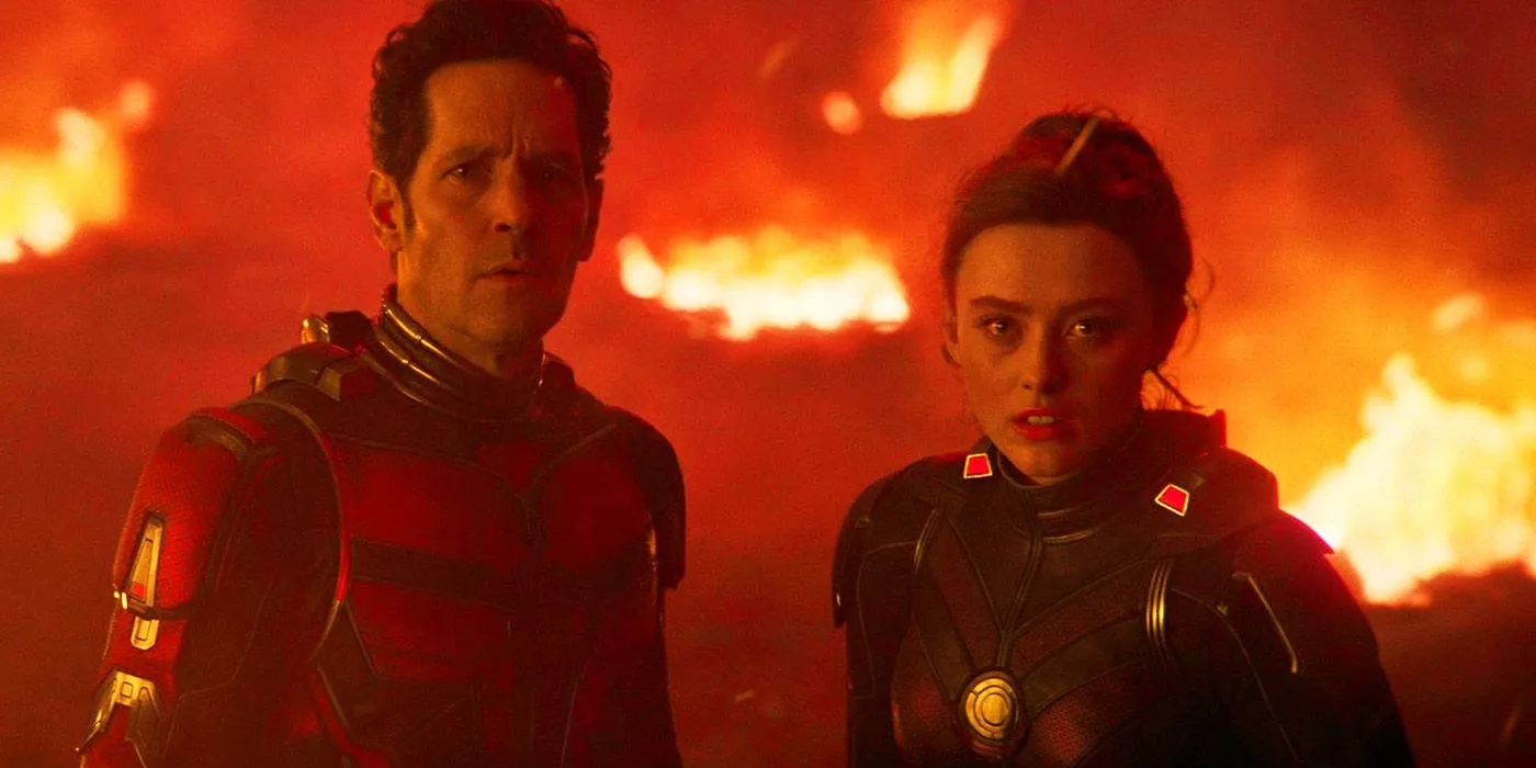 Scott Lang and Cassie confronting MODOK in Quantum Realm Scott Lang and Cassie confronting MODOK in Quantum Realm