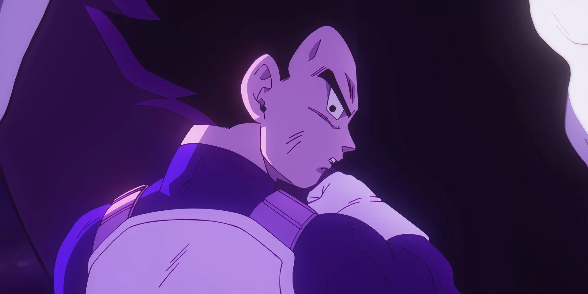 Vegeta is shocked after Bulma threatens their bathtime Vegeta is shocked after Bulma threatens their bathtime