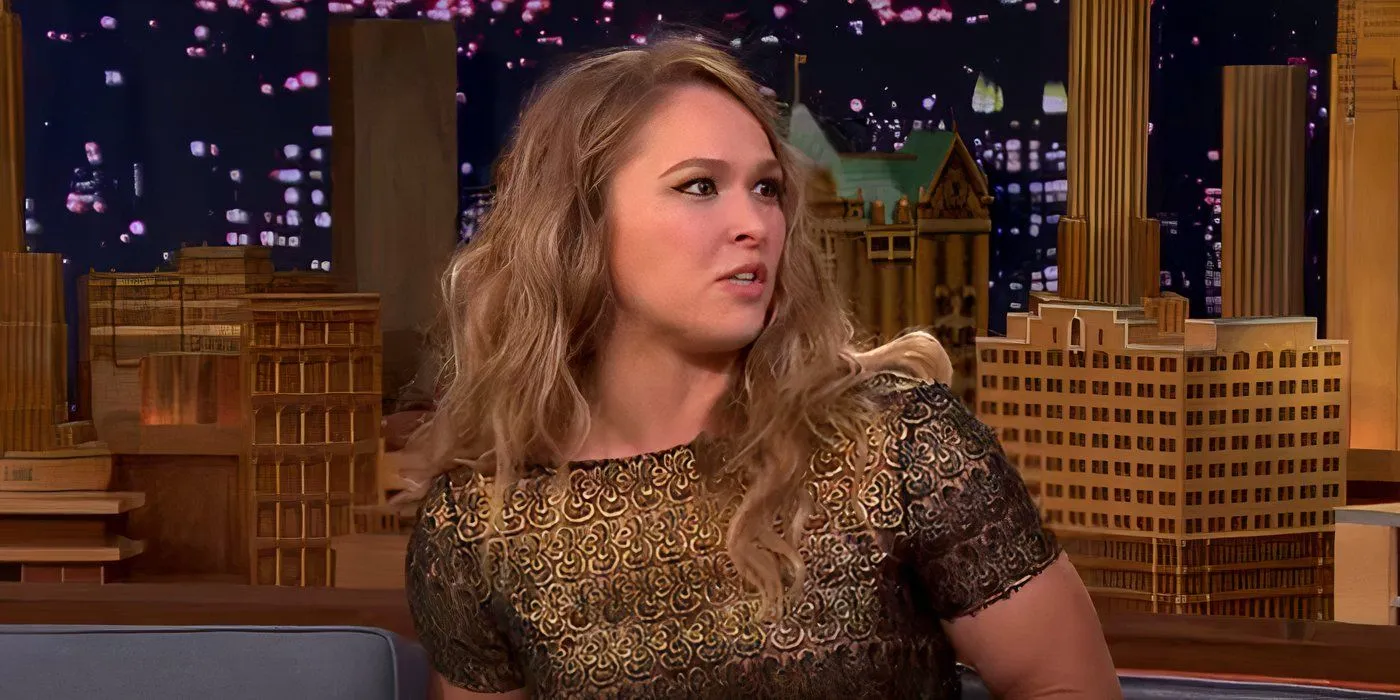 Ronda Rousey Making Her WWE Entrance Ronda Rousey Making Her WWE Entrance