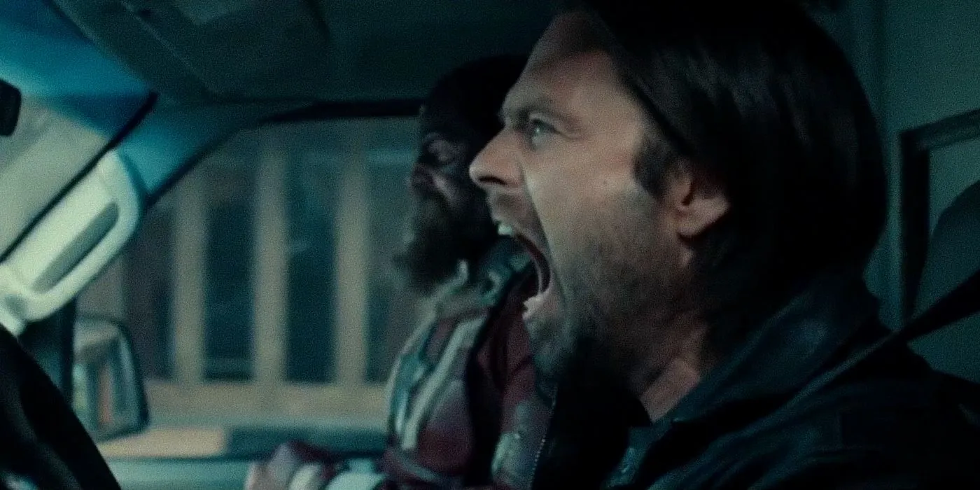 Bucky Barnes driving in Thunderbolts trailer Bucky Barnes driving in Thunderbolts trailer
