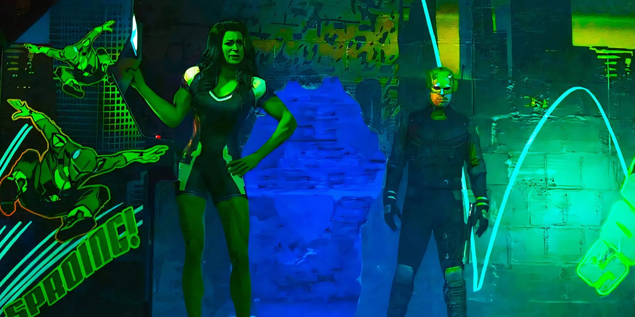 She-Hulk and Daredevil She-Hulk and Daredevil