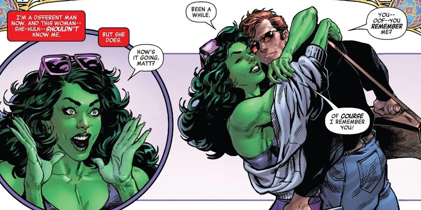 She-Hulk and Daredevil Reunite She-Hulk and Daredevil Reunite
