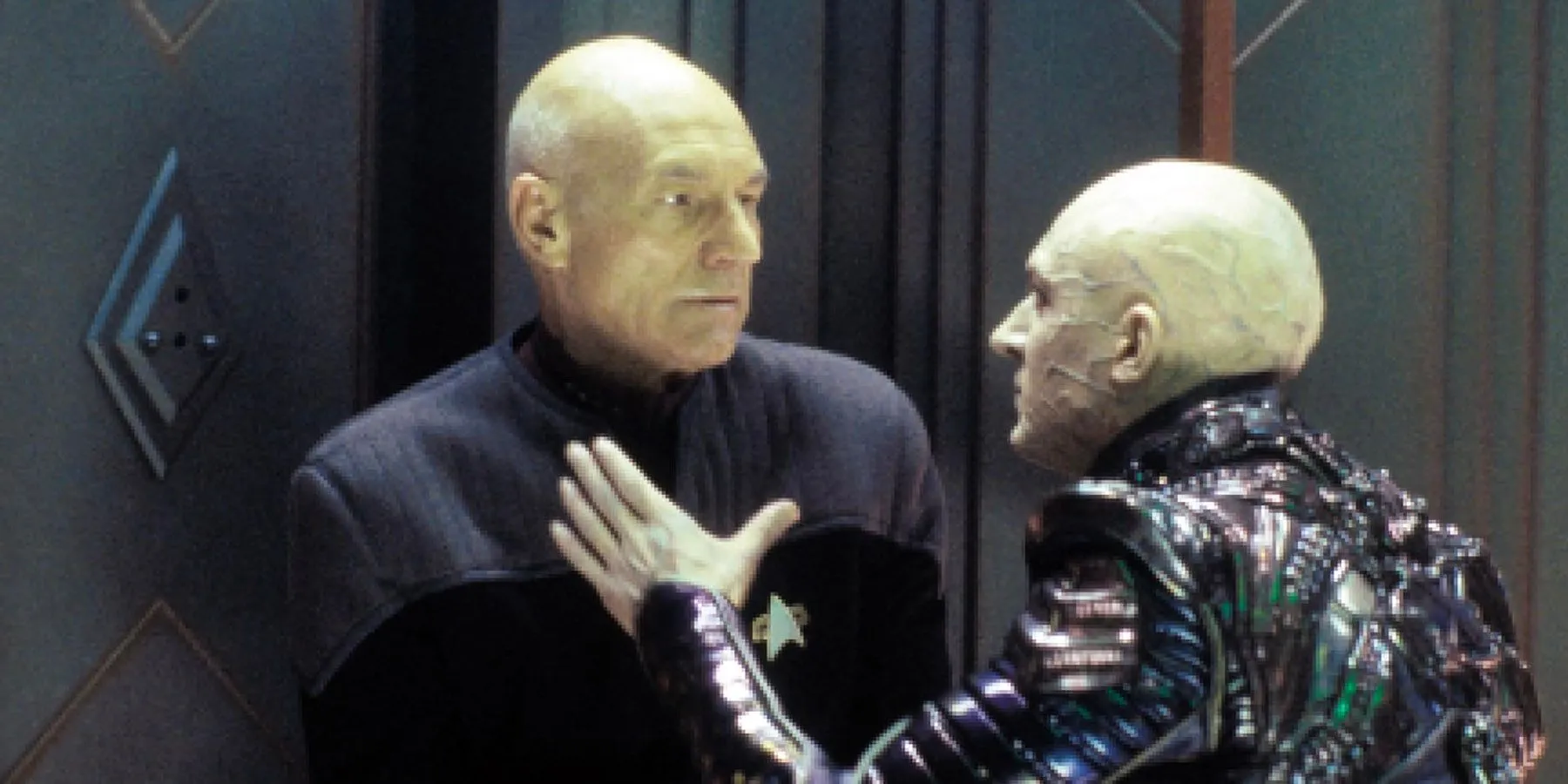 Shinzon and Picard have issues in Star Trek Nemesis Shinzon and Picard have issues in Star Trek Nemesis