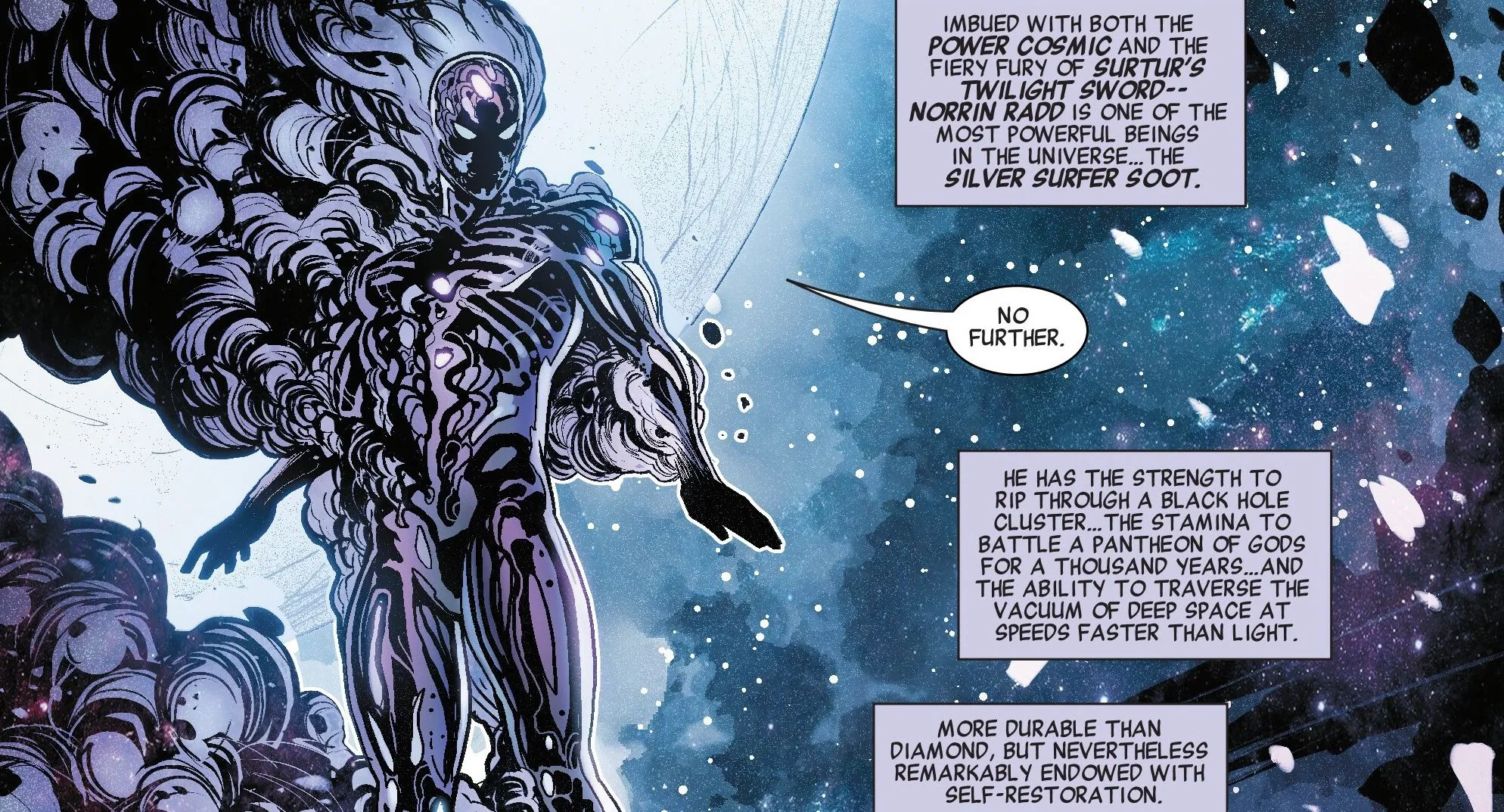 Silver Surfer Soot's new title and powers