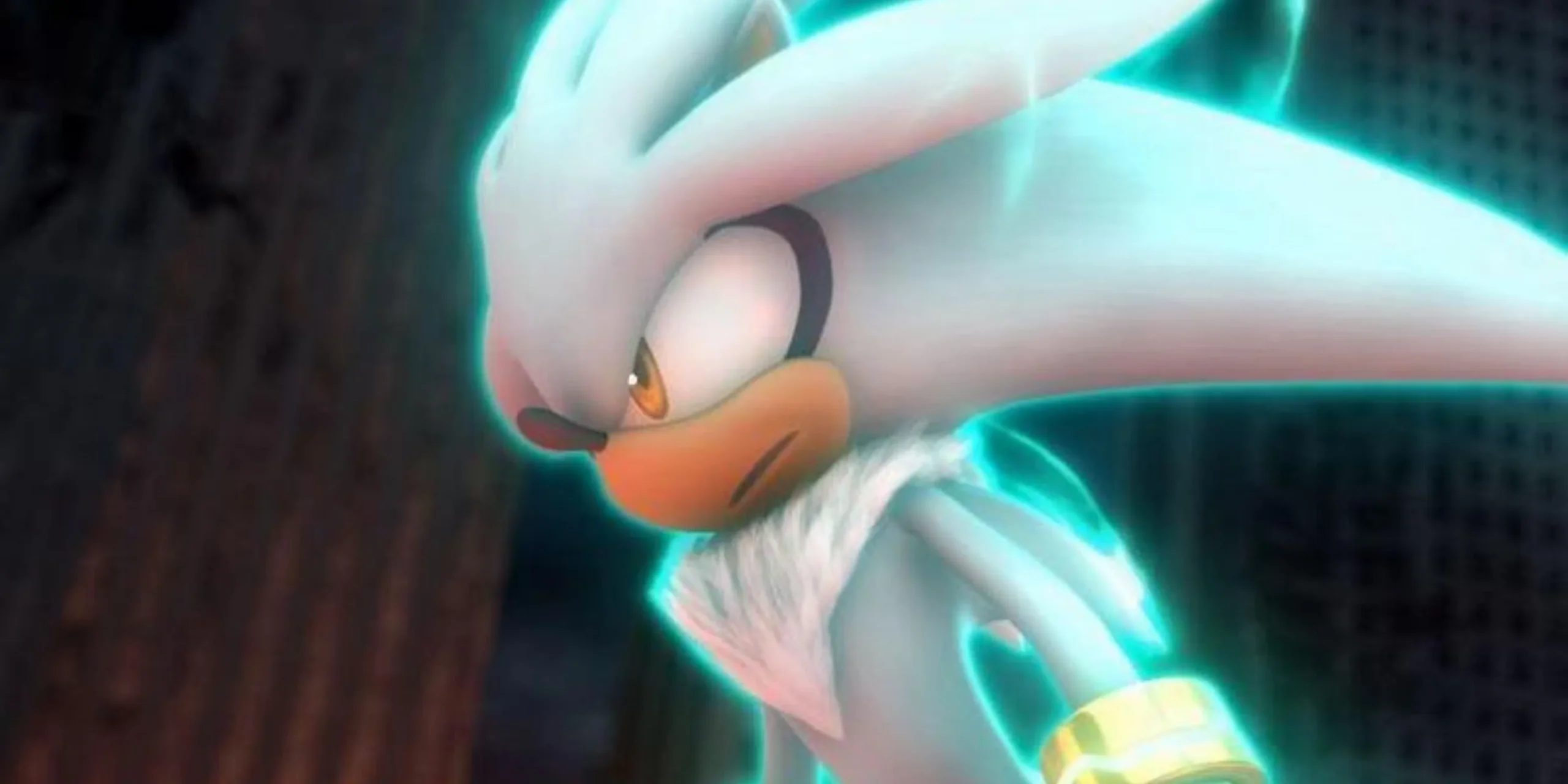 Silver the Hedgehog from a cutscene in Sonic the Hedgehog (2006)