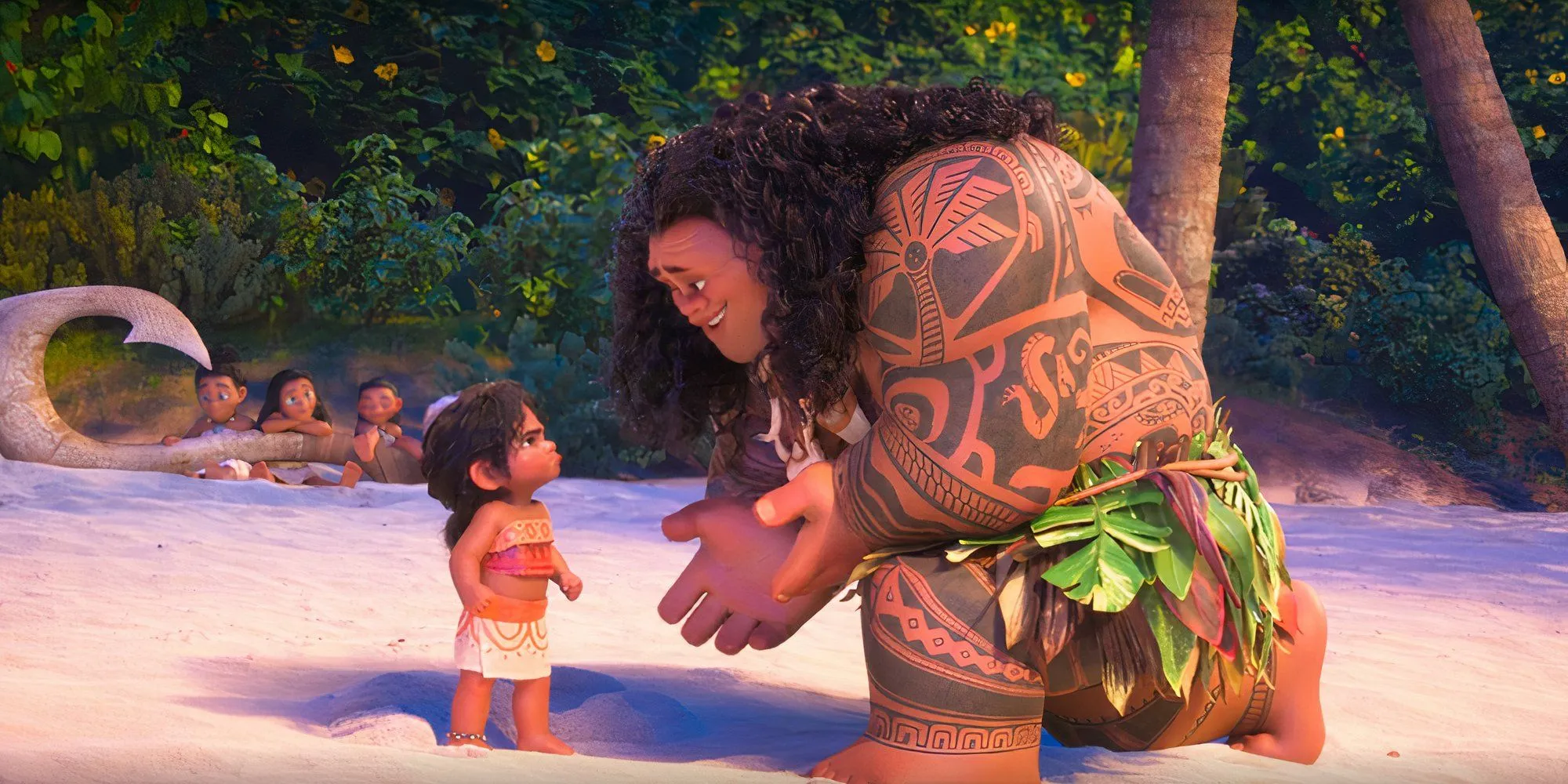 Moana and Maui