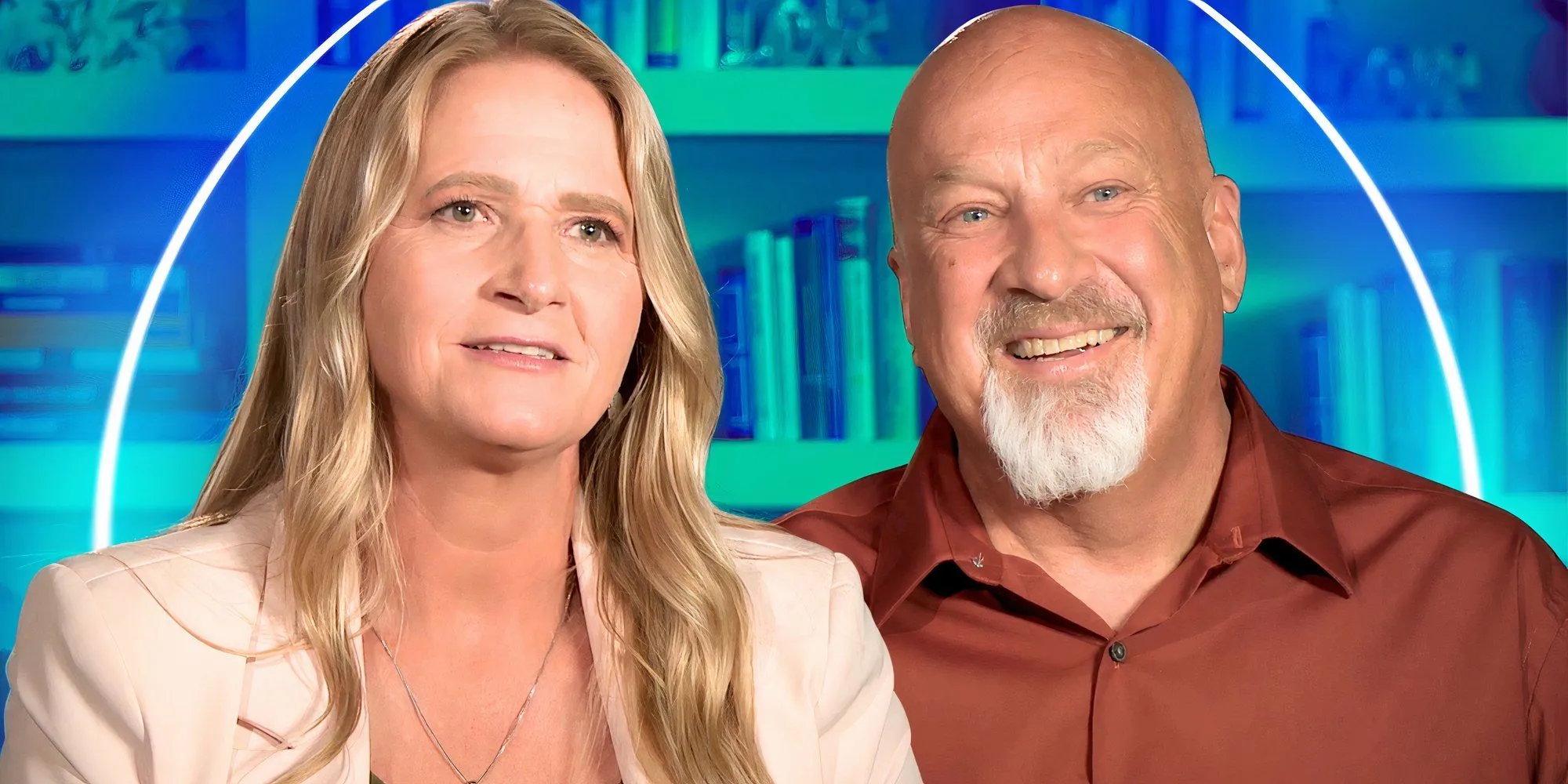 Sister Wives stars Christine Brown and David Woolley Sister Wives stars Christine Brown and David Woolley