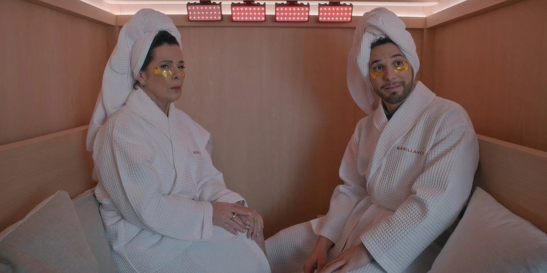 Margaret Wright and Todd Wright smiling in So Help Me Todd Margaret Wright and Todd Wright smiling in So Help Me Todd