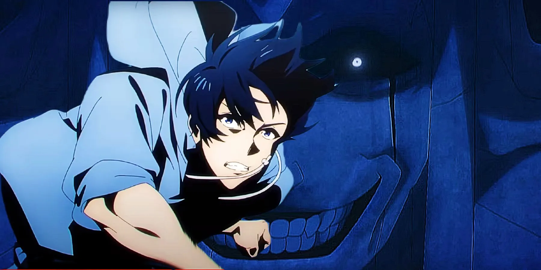 Jinwoo Meets God Statue