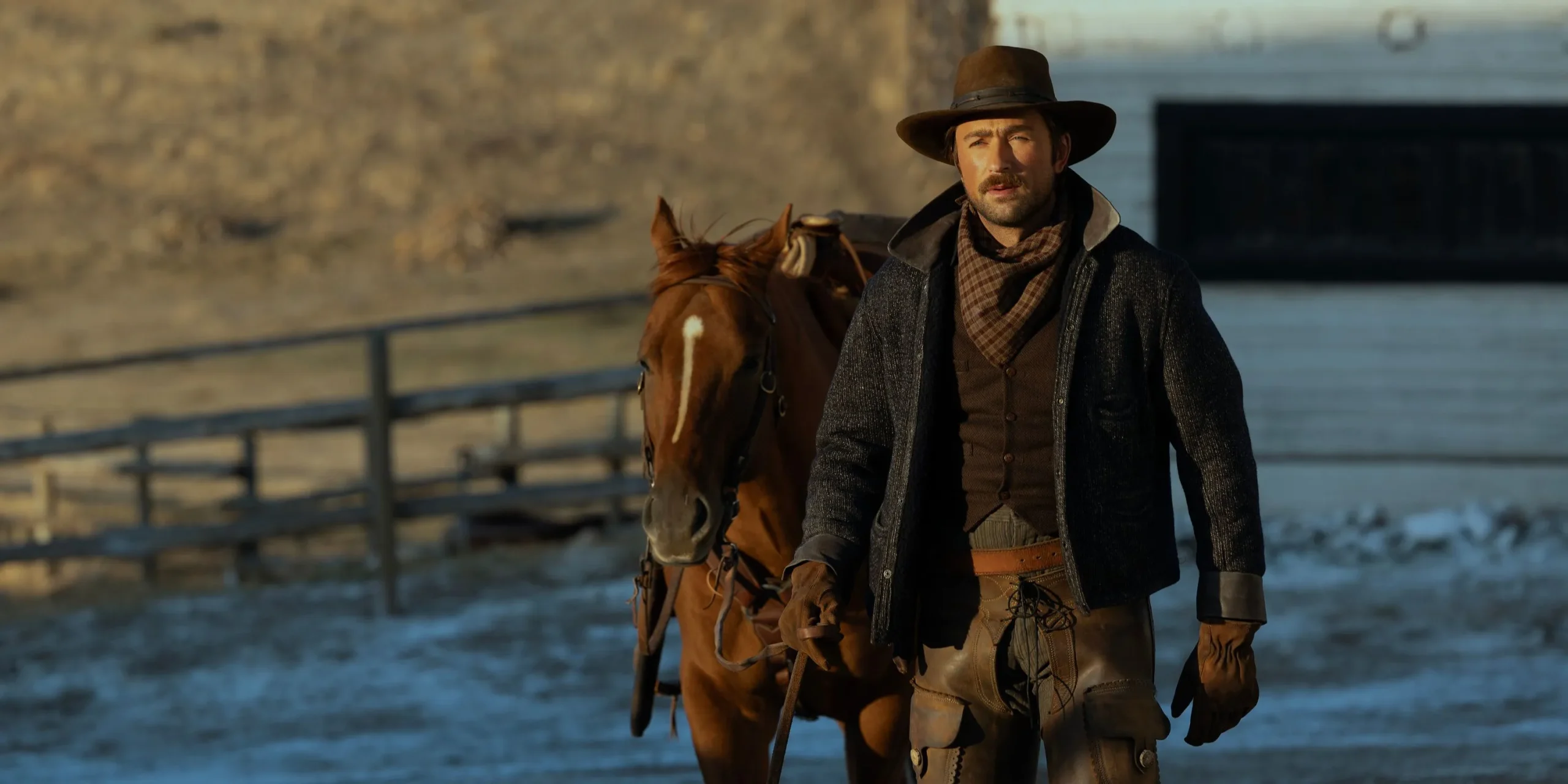 Spencer with a horse