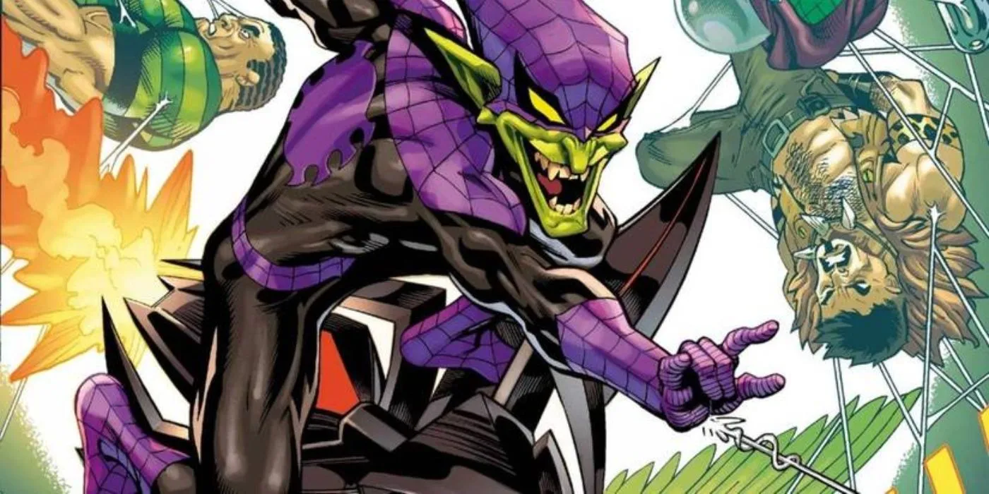 Green Goblin in action Green Goblin in action