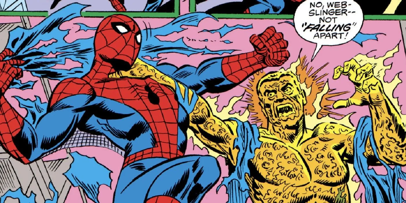 Spider-Man vs Molten Man Spider-Man vs Molten Man
