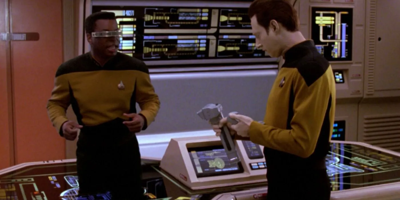 Geordi and Ro facing a crisis