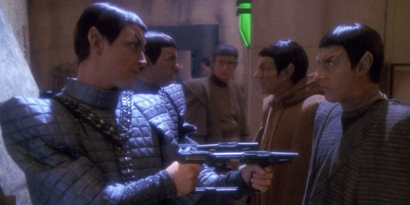 Picard and Data on Romulus