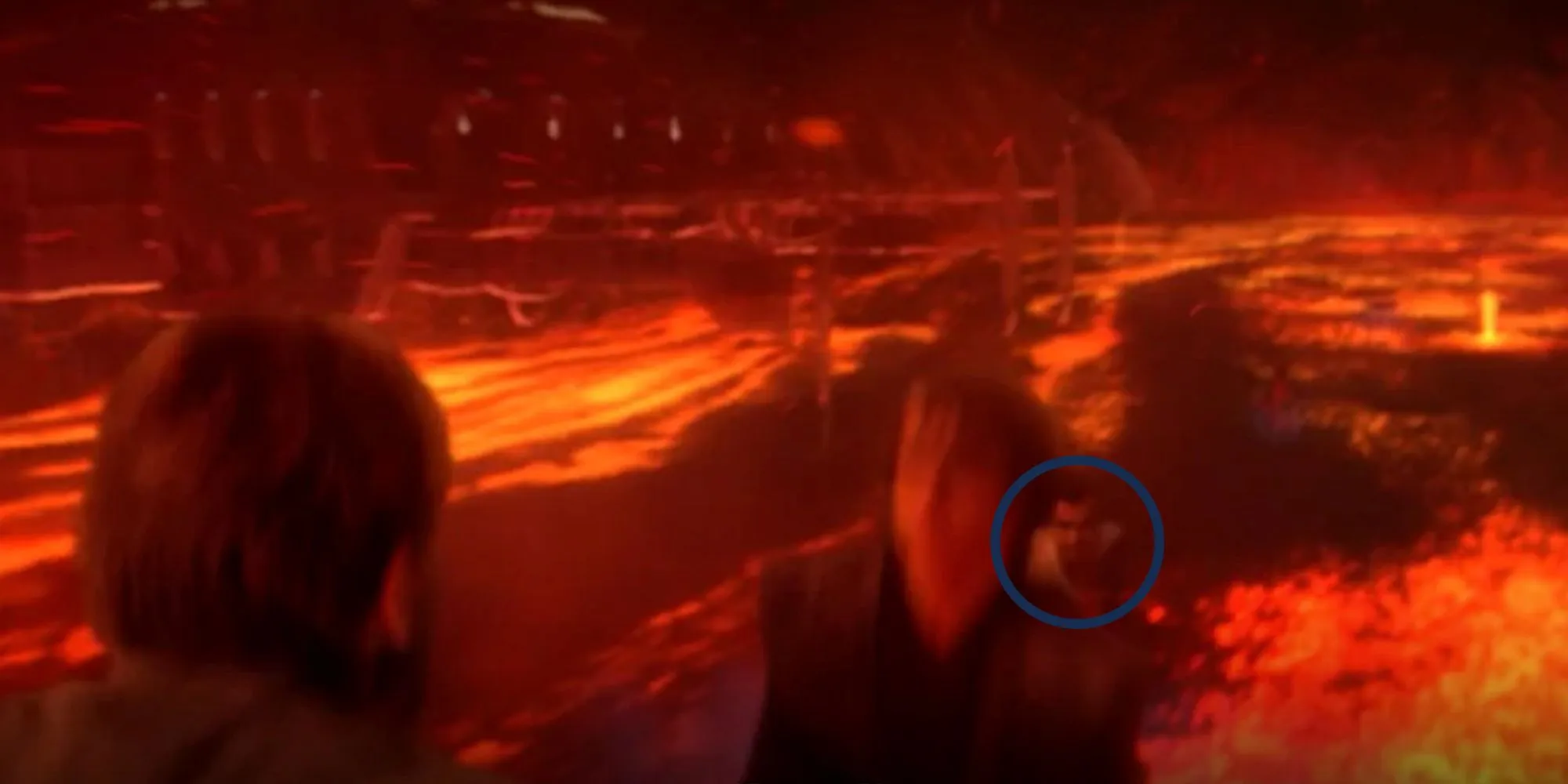 The Mustafar Man highlighted in Revenge of the Sith The Mustafar Man highlighted in Revenge of the Sith