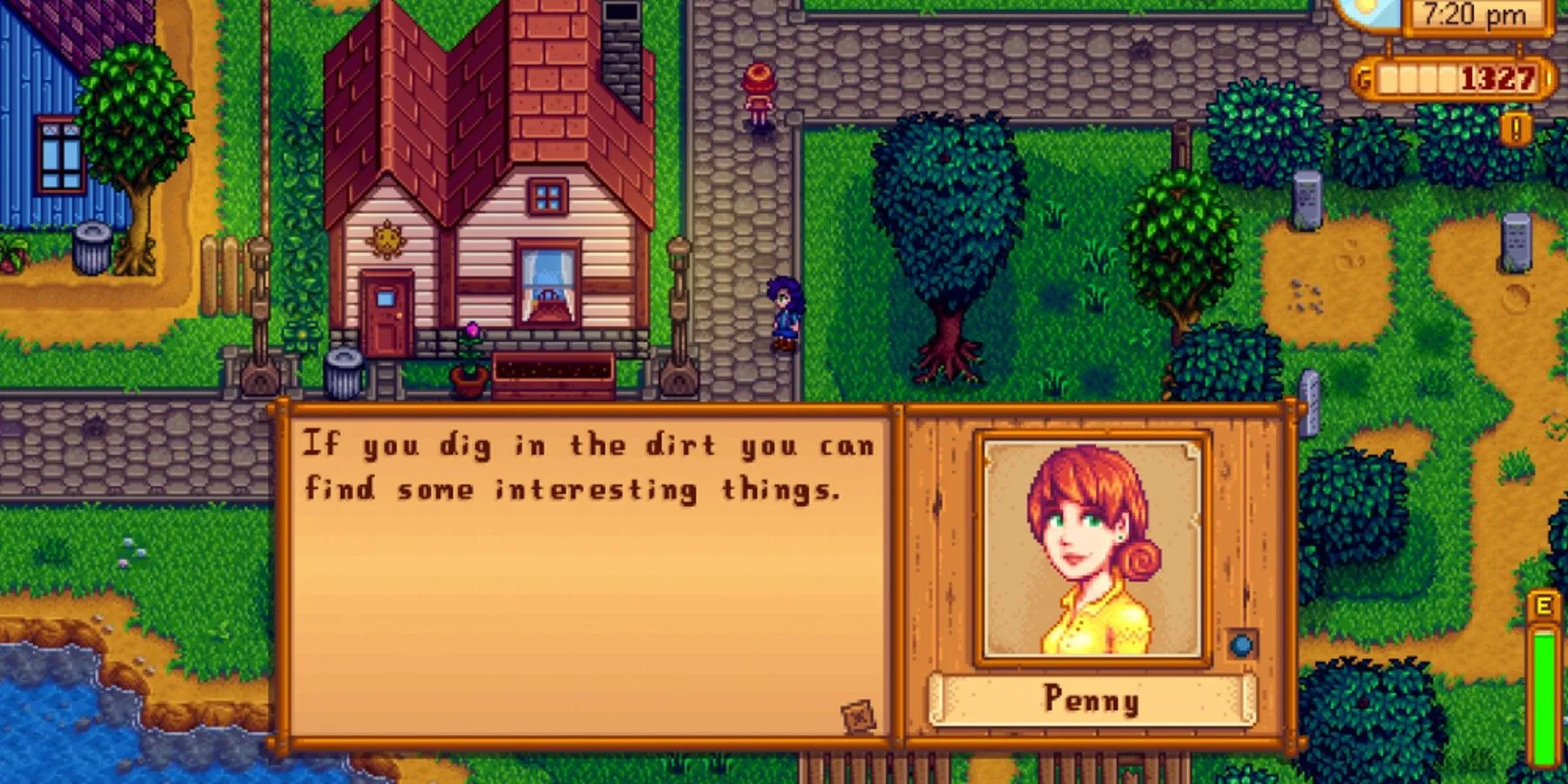 Dialogue option with Penny Dialogue option with Penny