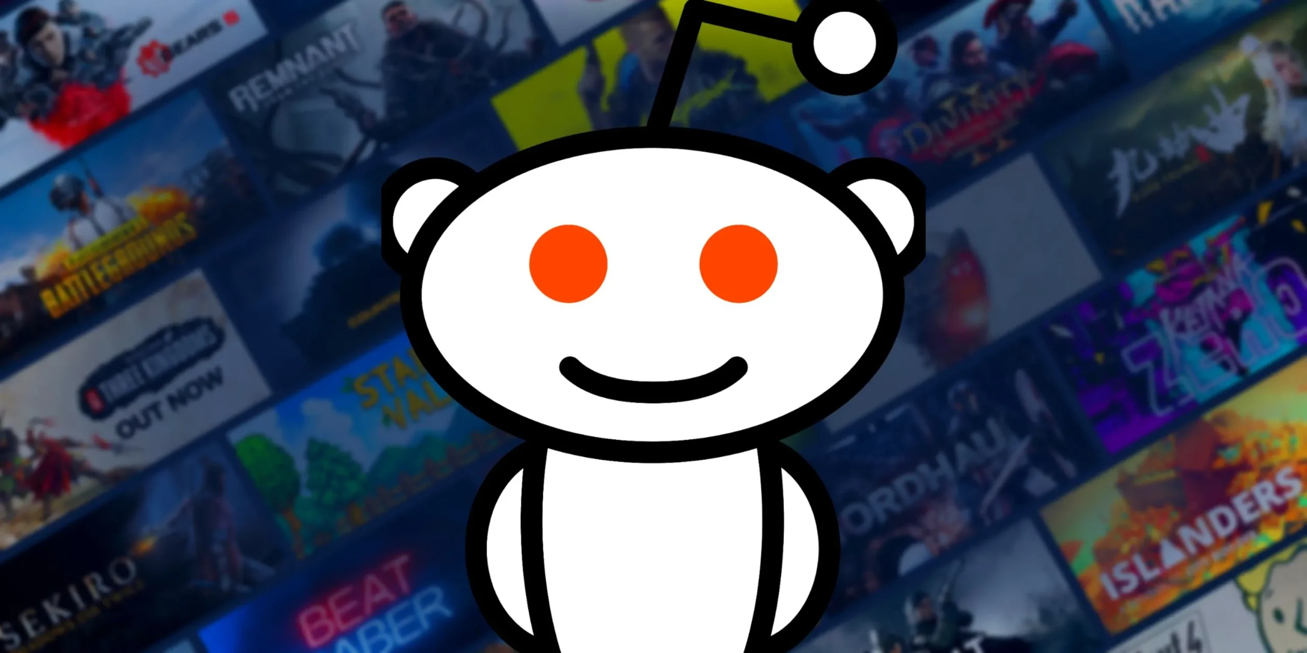 Steam games behind the Reddit mascot Steam games behind the Reddit mascot