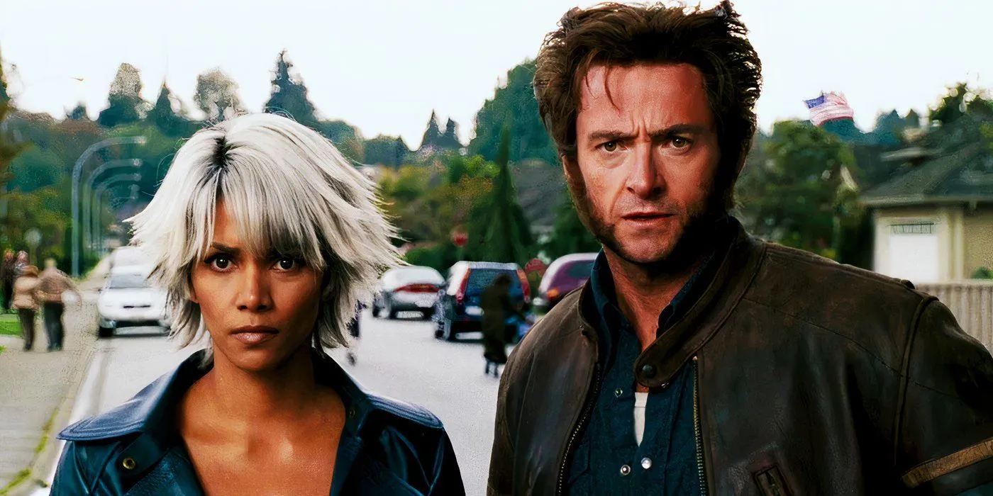 Storm and Wolverine at Jean Grey's House