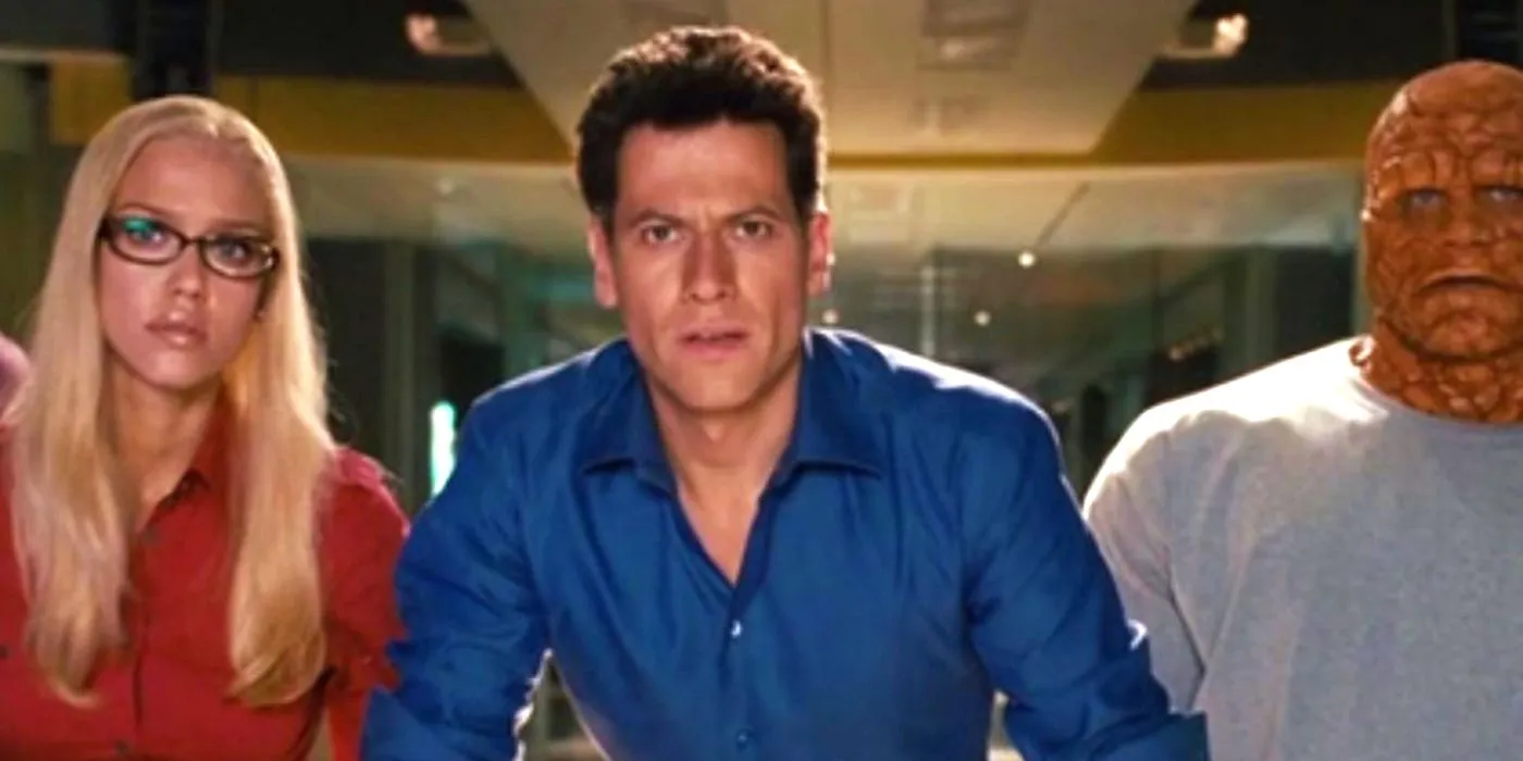 Reed, Sue, and Ben in Fantastic Four: Rise of the Silver Surfer
