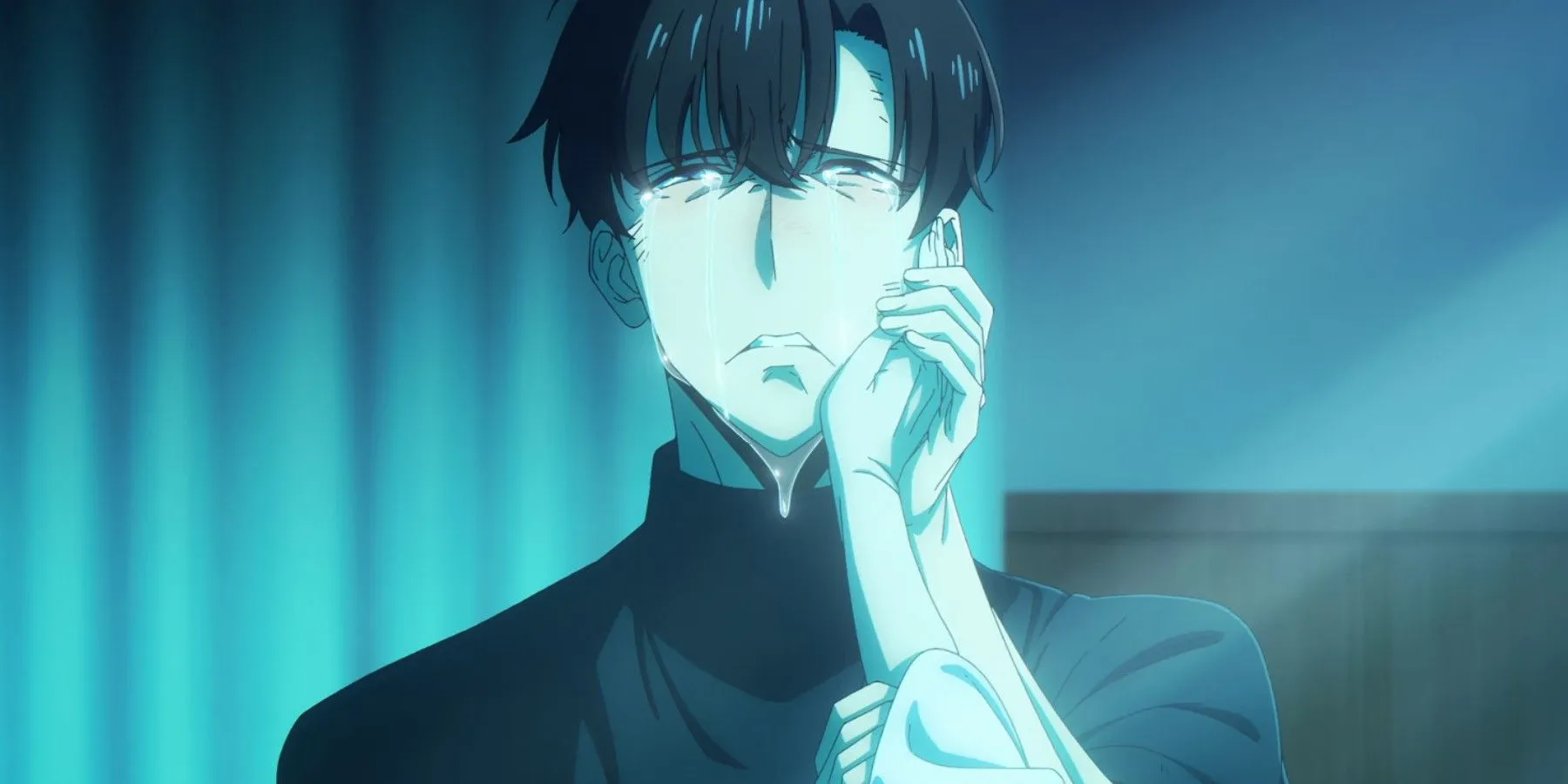 Jinwoo emotional scene in the anime