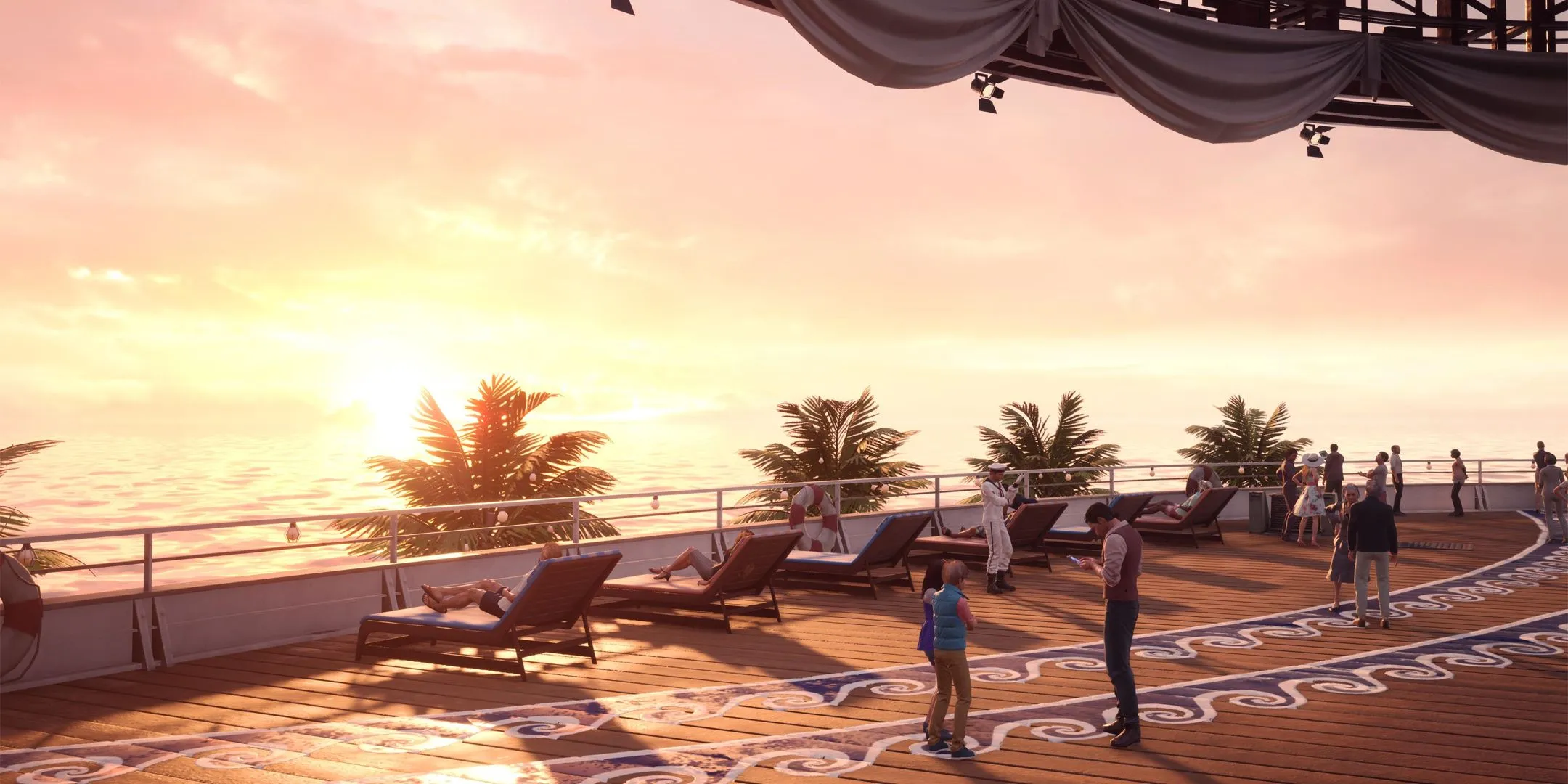 Sunset ship in FF7 Rebirth Sunset ship in FF7 Rebirth