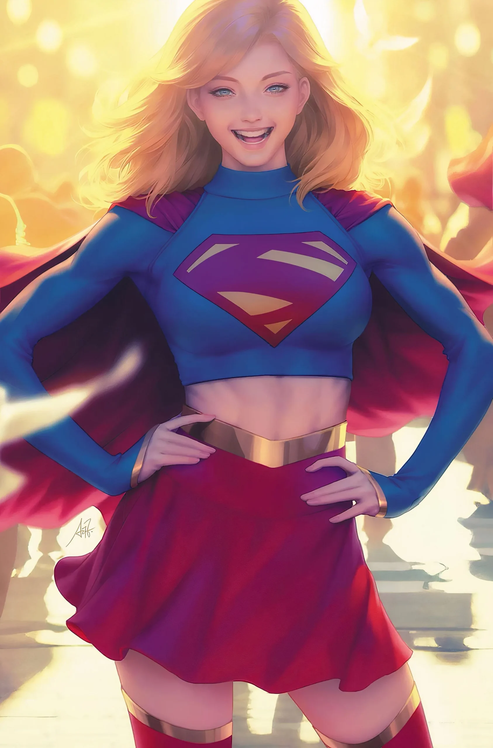 Supergirl variant cover by Artgerm