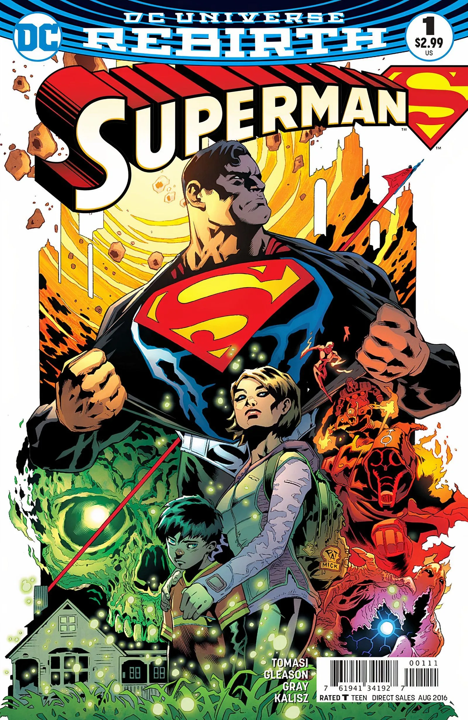 Superman #1 2016 main cover Superman #1 2016 main cover