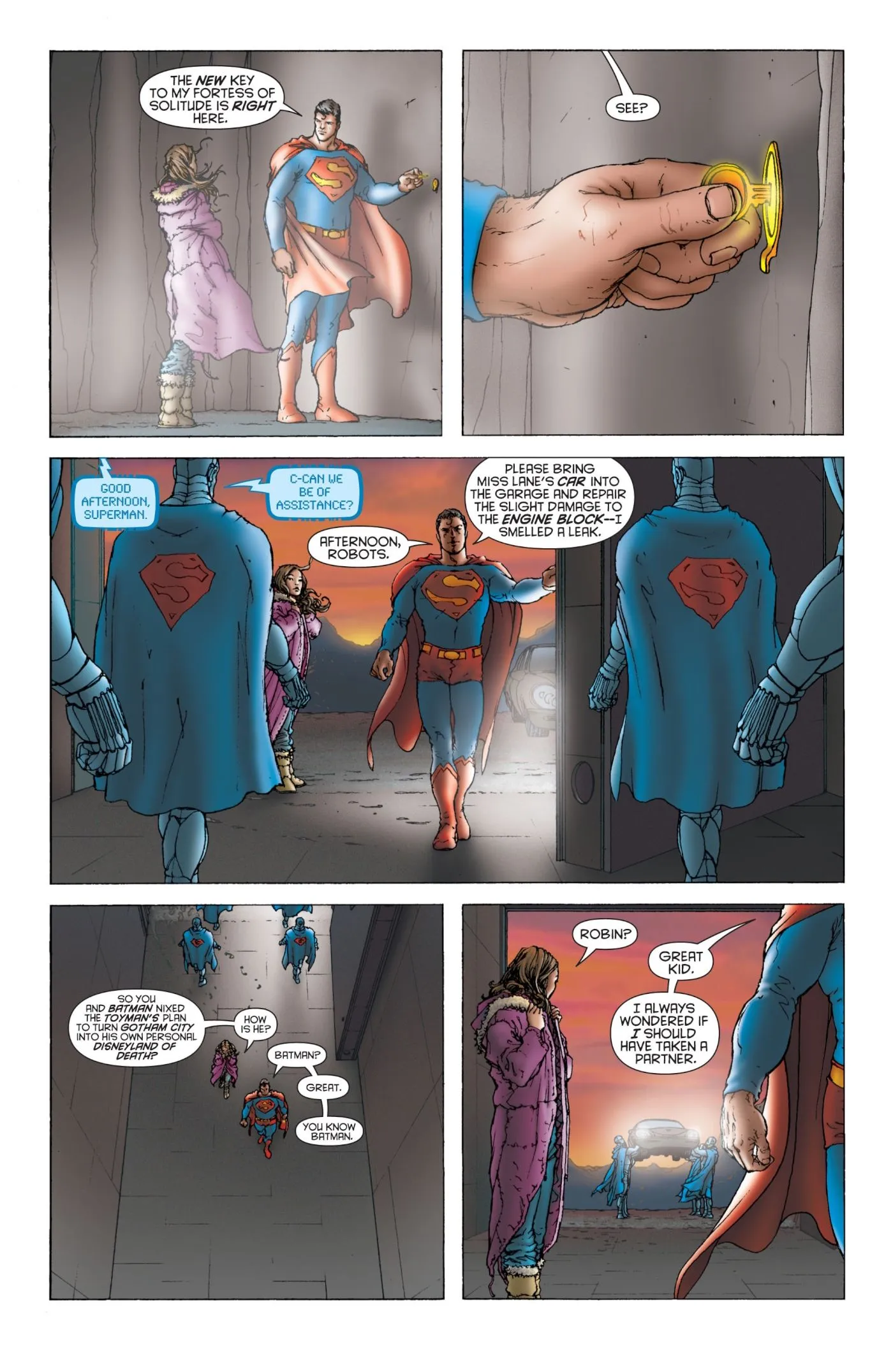 Superman Fortress Robots