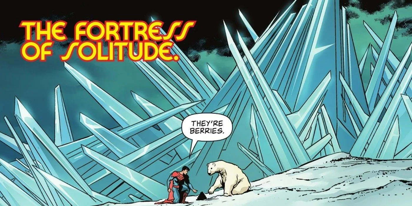 Fortress of Solitude in Superman Son of Kal-El Annual #1