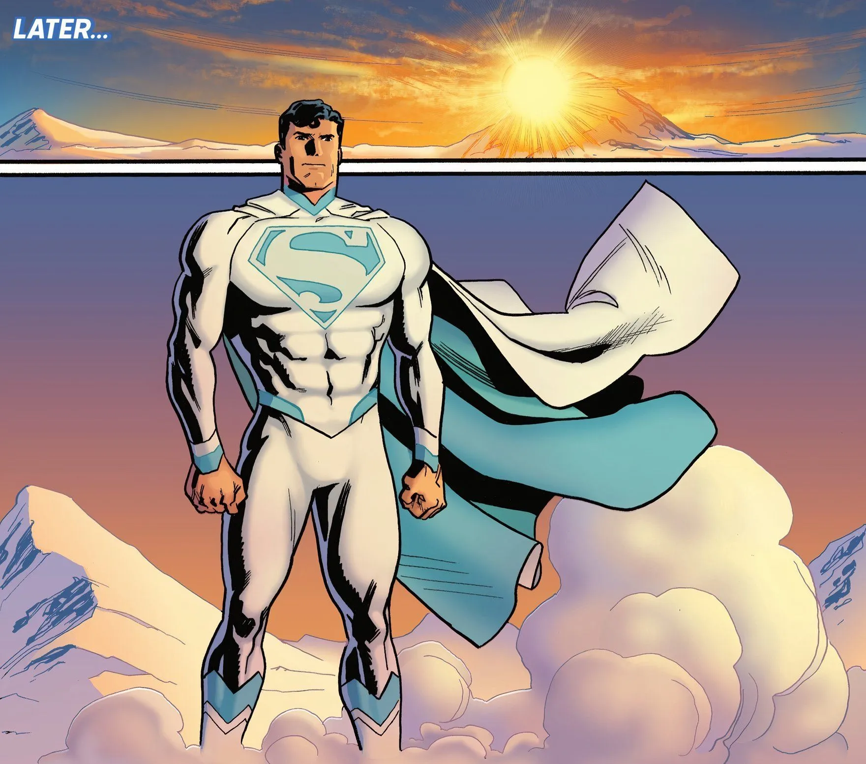 Superman Staring Out at Arctic in New Costume DC Superman Staring Out at Arctic in New Costume DC