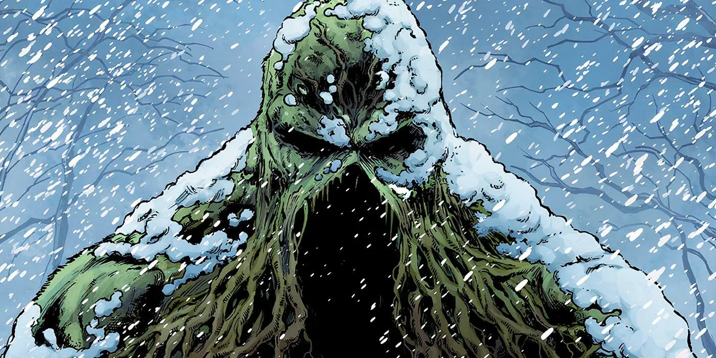 Swamp Thing in the snow Swamp Thing in the snow