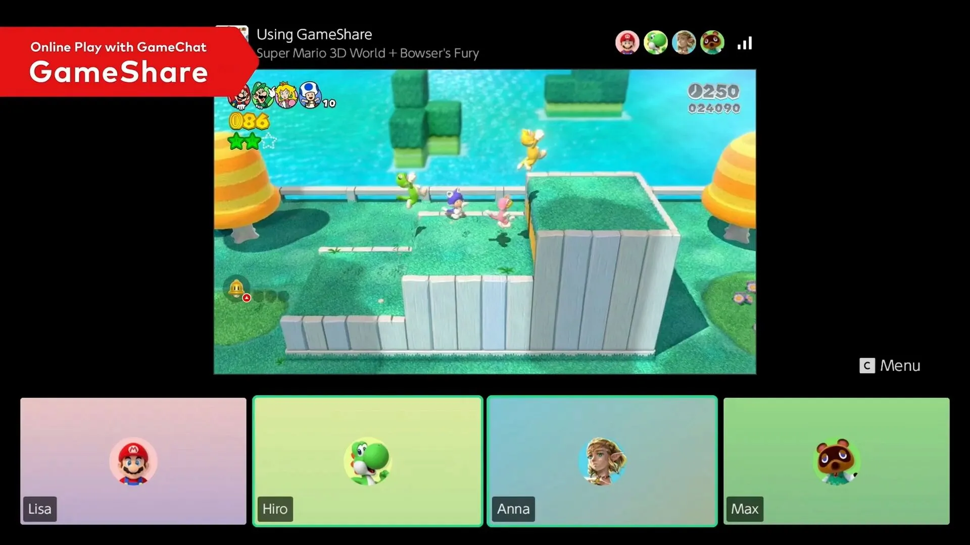 Switch 2 ゲームシェア スクリーンショット 1 Switch 2 ゲームシェア スクリーンショット 1