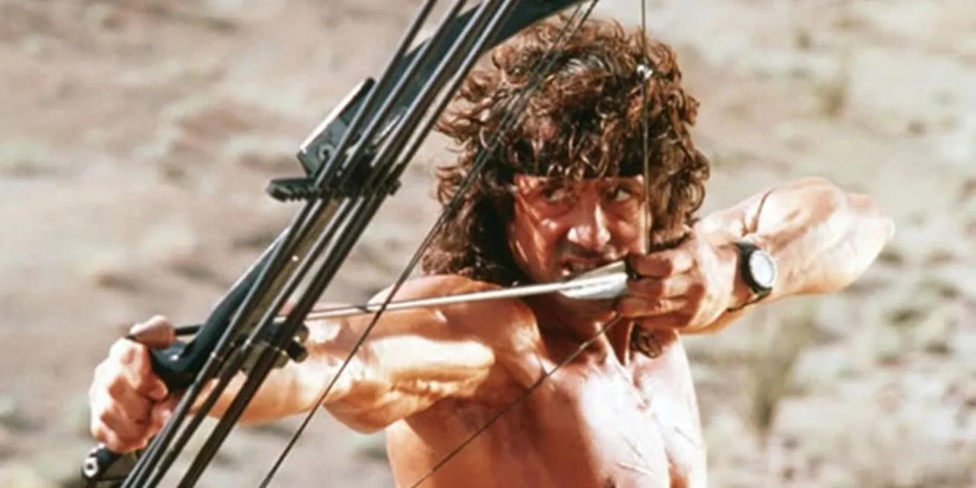 Rambo with Bow and Arrow in Rambo 3