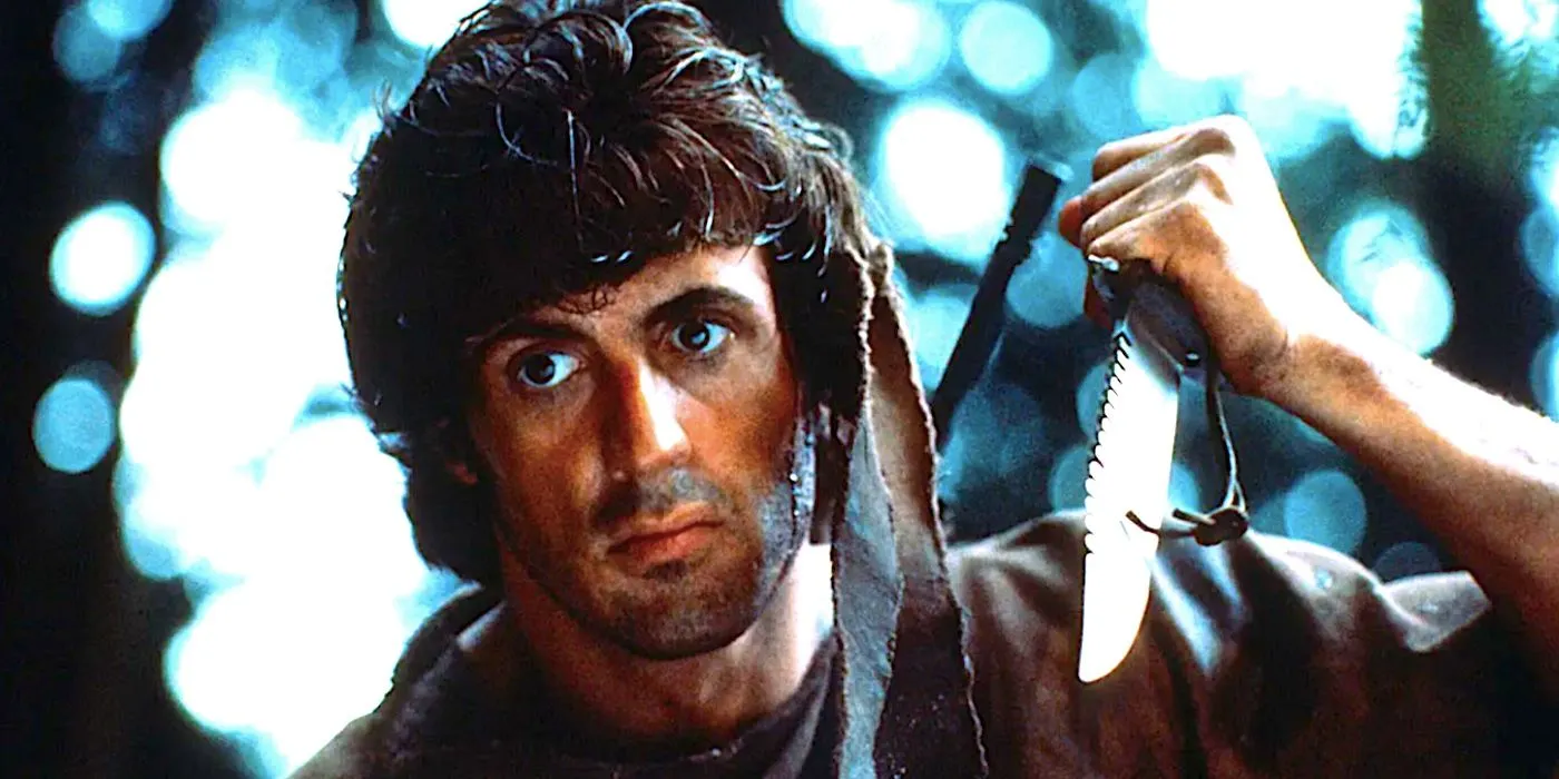 Sylvester Stallone as Rambo in First Blood