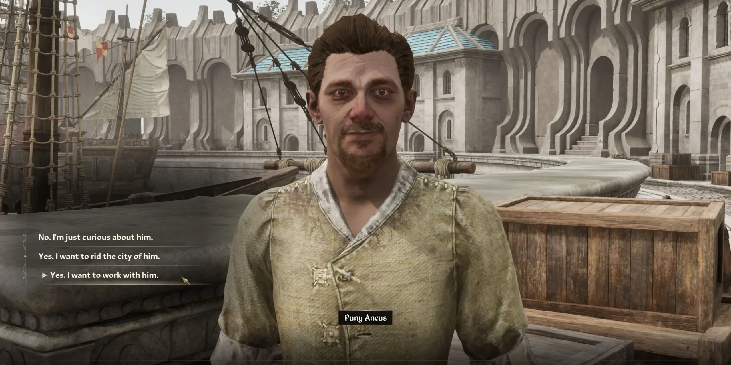 Talking to a Beggar
