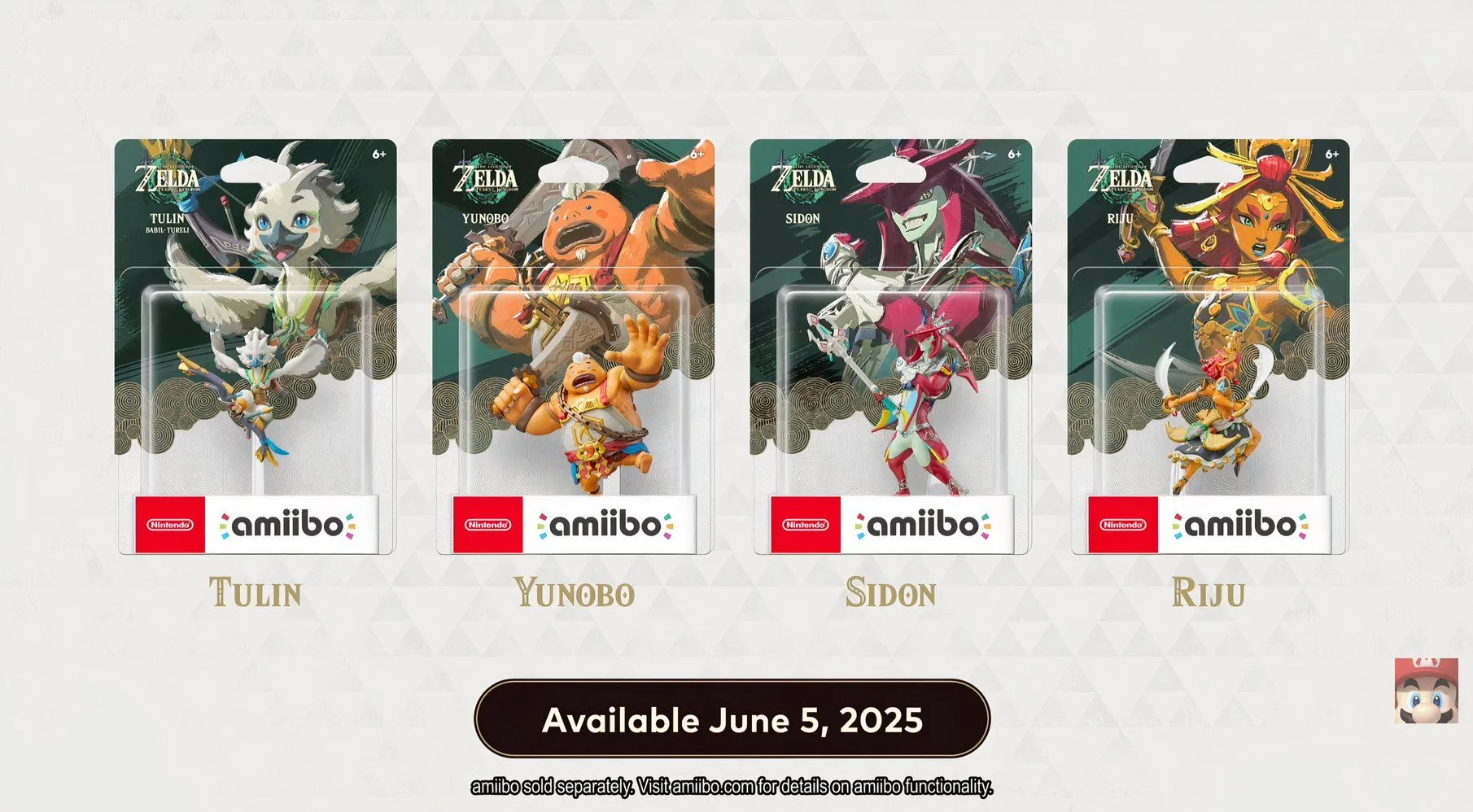 Tears of the Kingdom Sages Amiibo
