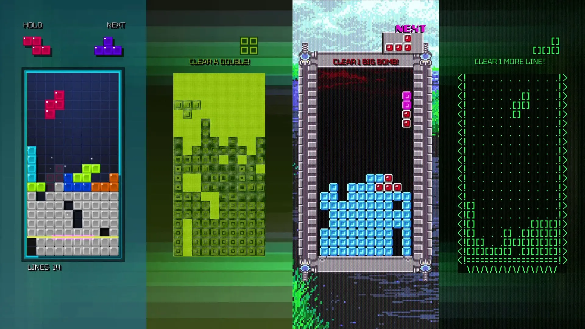 Tetris Forever Levels Side by Side Tetris Forever Levels Side by Side