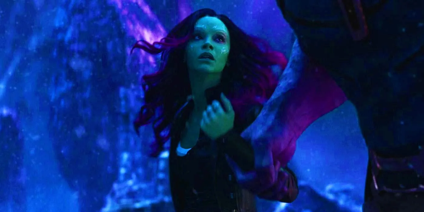 Zoe Saldaña in Avengers: Infinity War Zoe Saldaña in Avengers: Infinity War
