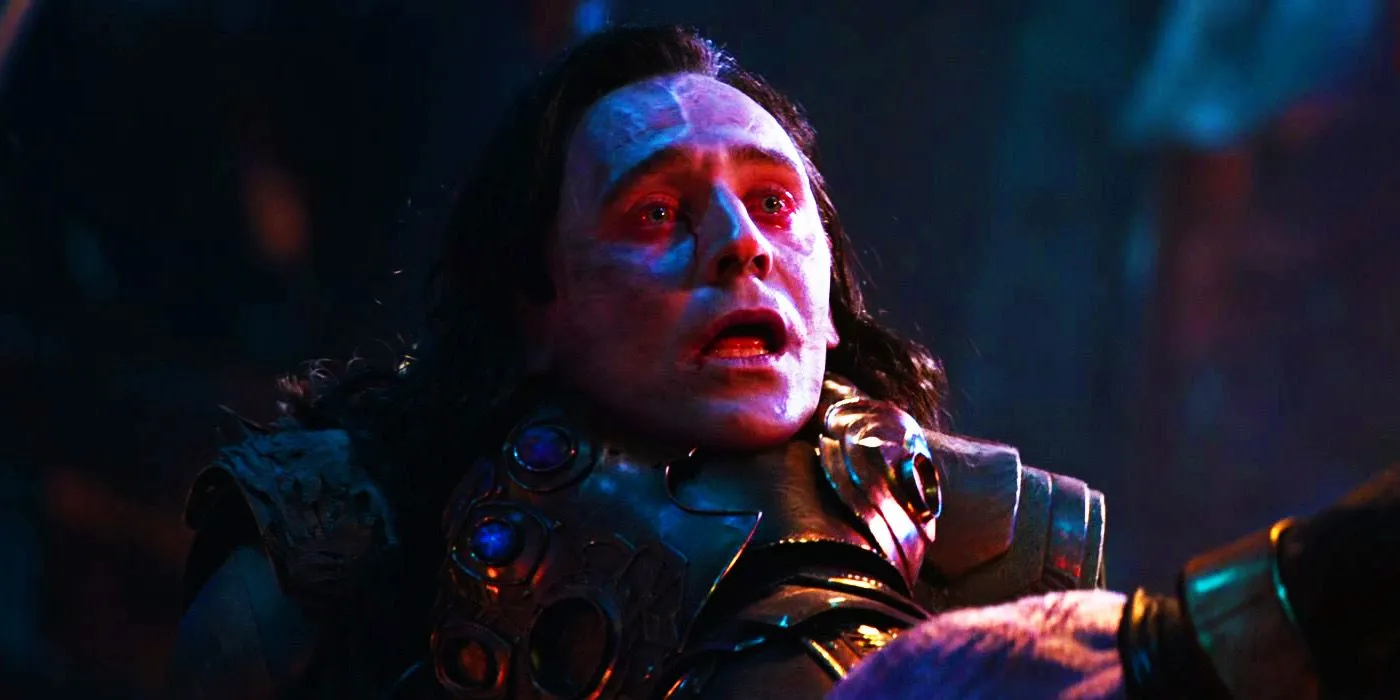 Thanos killing Loki in Avengers Infinity War's opening scene