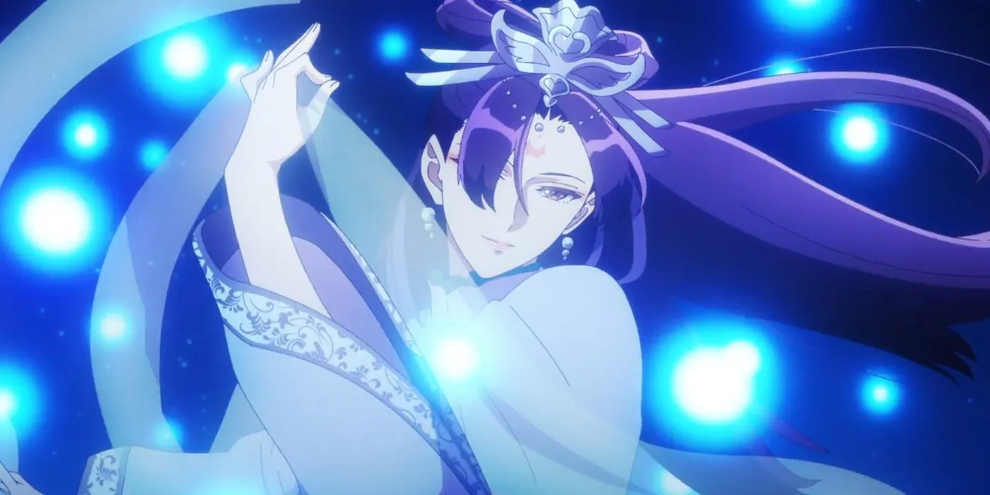 Jinshi as the moon goddess Jinshi as the moon goddess