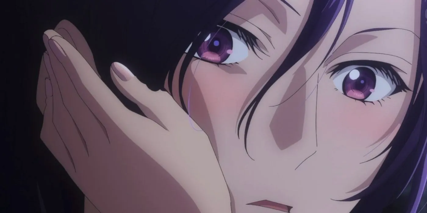 Maomao cupping Jinshi's face